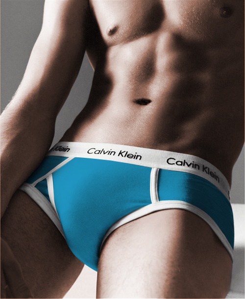 Slips Calvin Klein Hombre 365 Blanco Azul